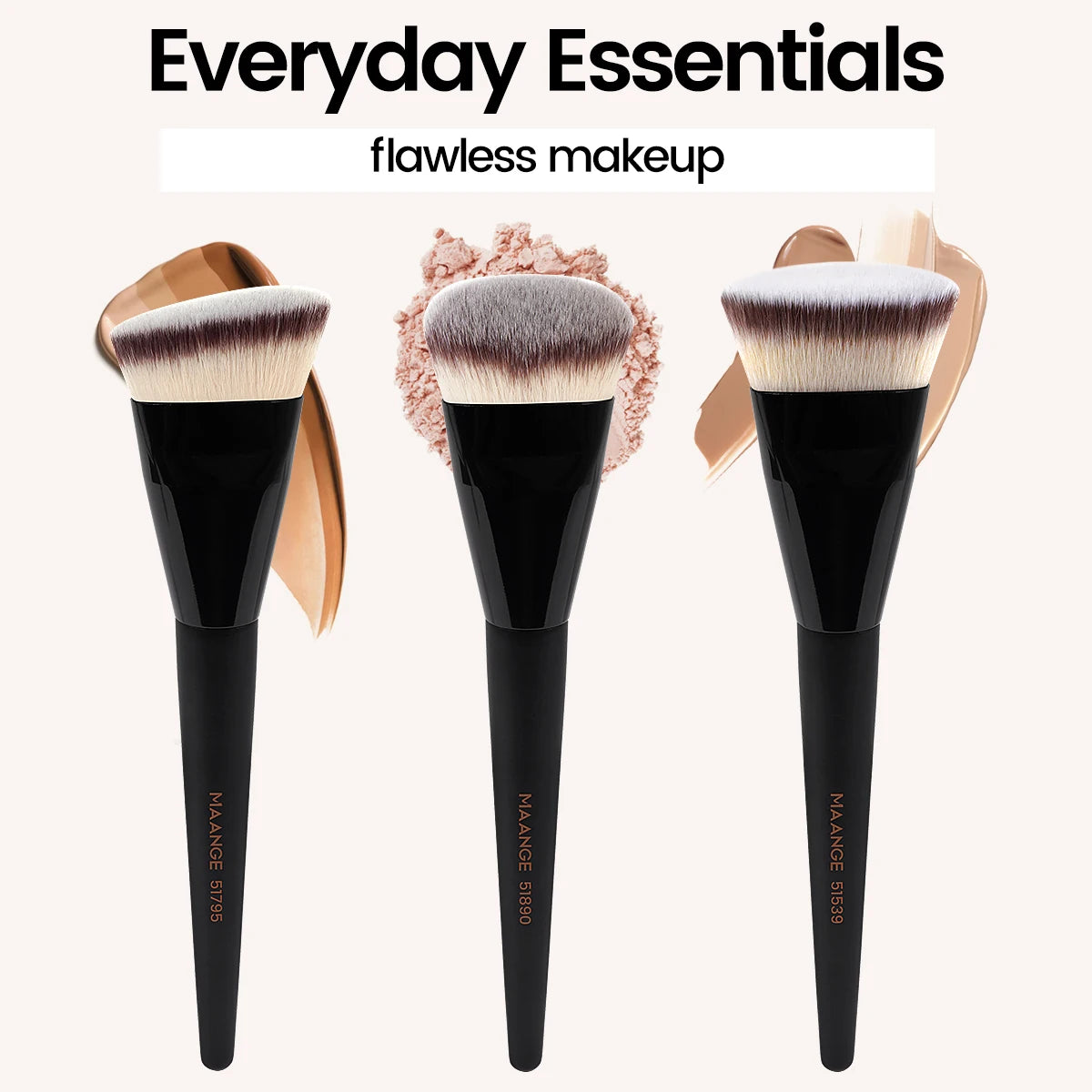 3pcs Makeup Brush Set
