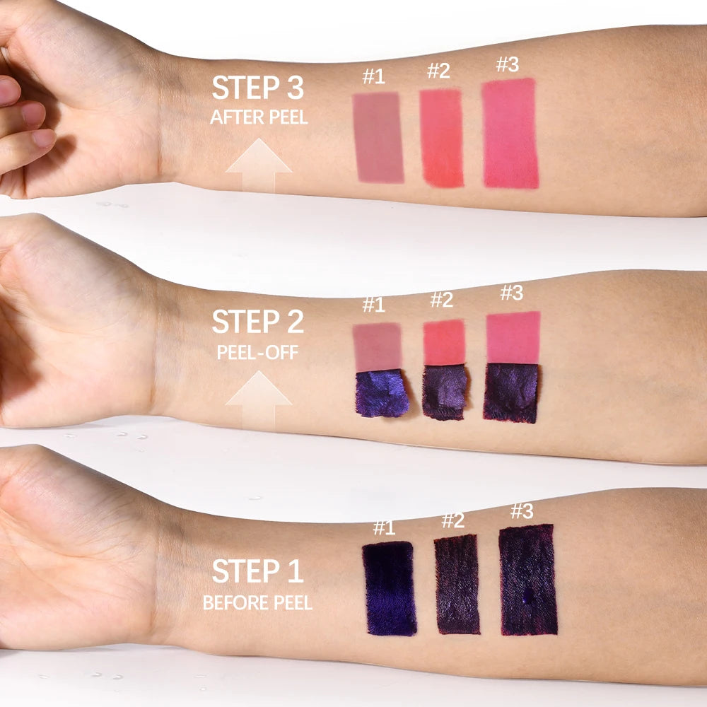 Korean Matte Lip Tint Peel Off